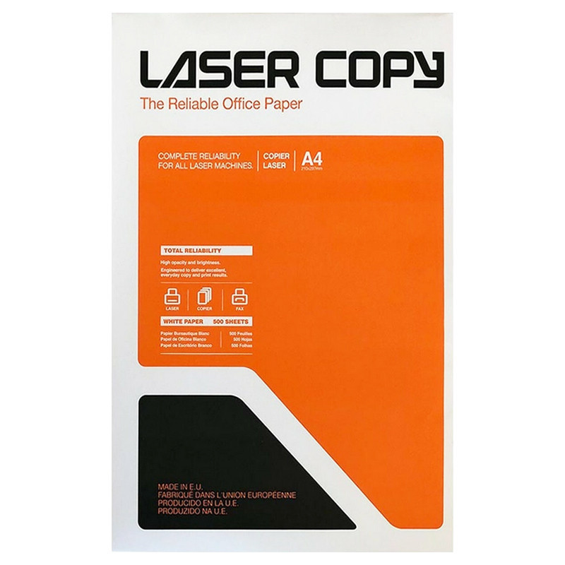 Rame Papier Laser Copy A4 80G 500F Blanc en Tunisie