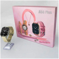 Smart Watch 8en1 A58 Plus Beige en Tunisie
