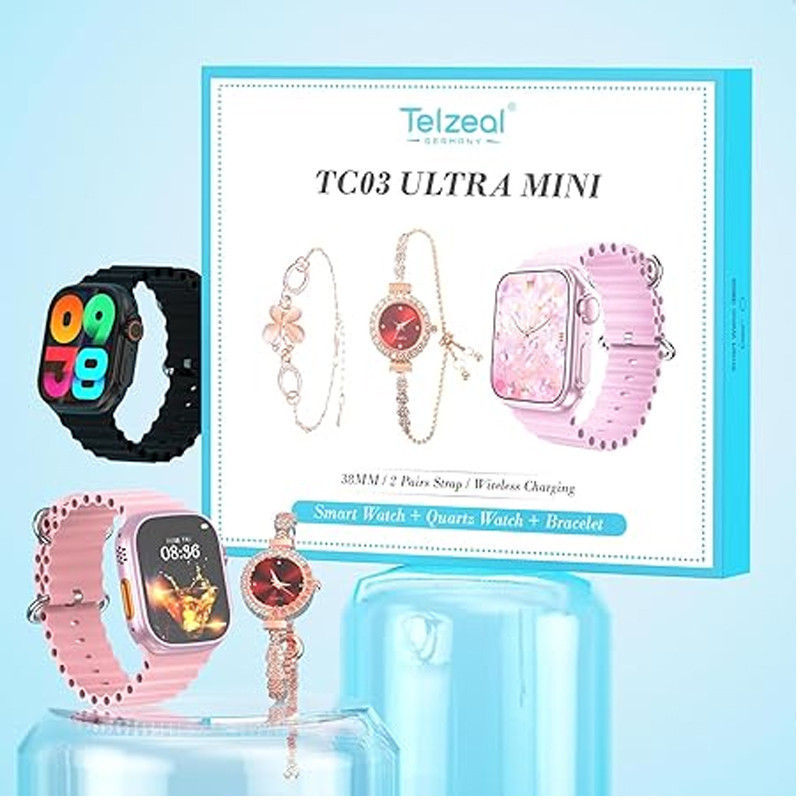 Smart Watch Telzeal TC03 Ultra Mini Noir en Tunisie