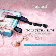 Smart Watch Telzeal TC03 Ultra Mini Noir en Tunisie Smart Watch Telzeal TC03 Ultra Mini Noir en Tunisie