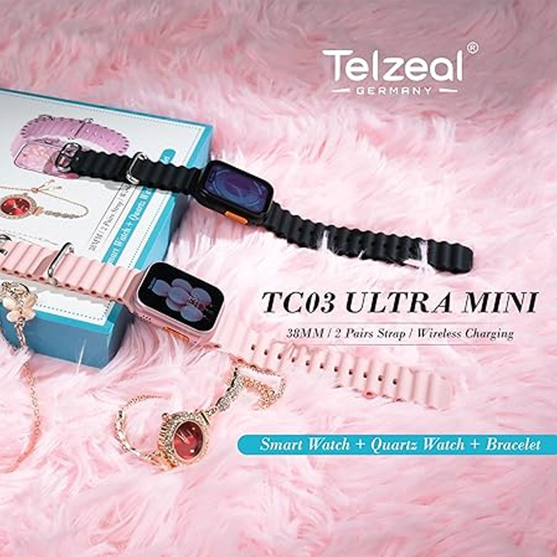 Smart Watch Telzeal TC03 Ultra Mini Noir en Tunisie