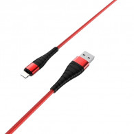 Cable Chargeur Borofone BX32 Lightning Rouge En Tunisie Cable Chargeur Borofone BX32 Lightning Rouge En Tunisie