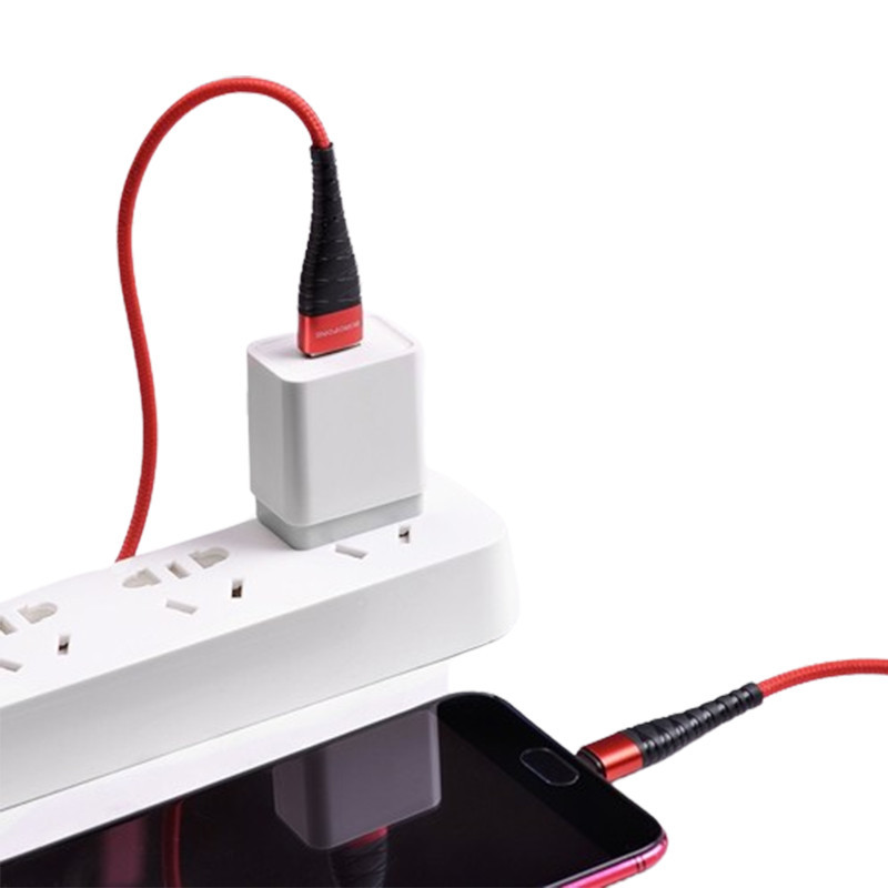 Cable Chargeur Borofone BX32 Lightning Rouge En Tunisie