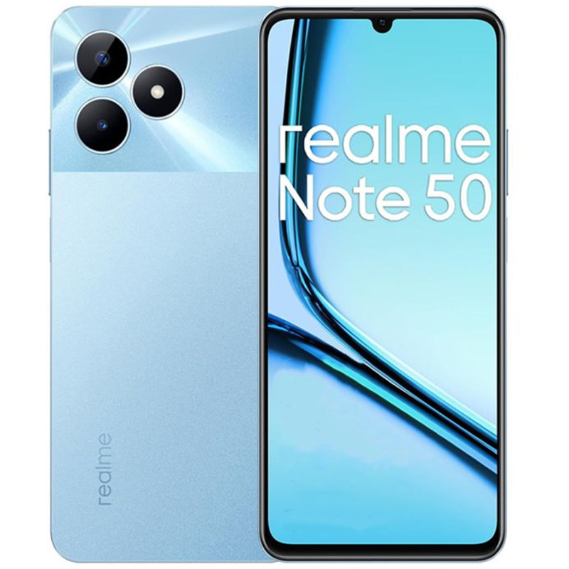 Smartphone Realme Note 50 3Go 64Go Bleu En Tunisie Smartphone Realme Note 50 3Go 64Go Bleu En Tunisie