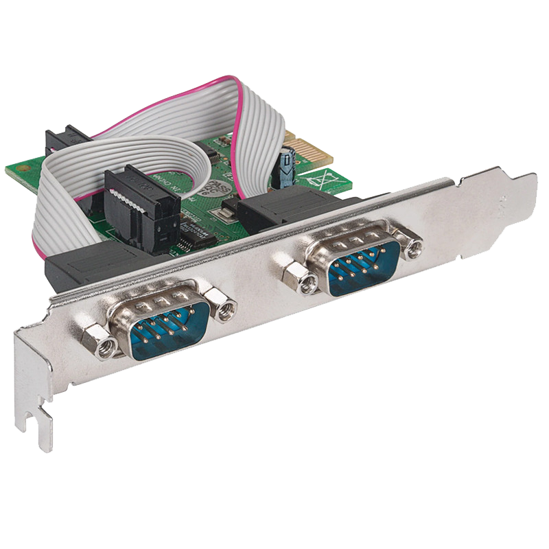 Carte Série PCI Express Manhattan Avec 2 Ports DB9 Mâles en Tunisie