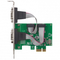 Carte Série PCI Express Manhattan Avec 2 Ports DB9 Mâles en Tunisie