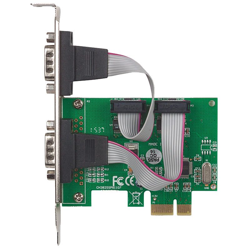 Carte Série PCI Express Manhattan Avec 2 Ports DB9 Mâles en Tunisie