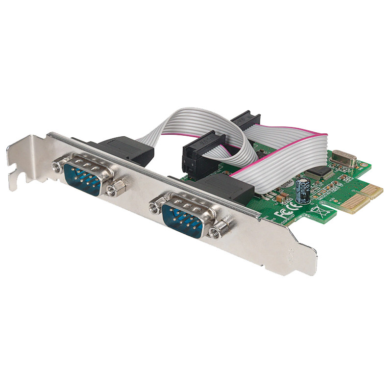 Carte Série PCI Express Manhattan Avec 2 Ports DB9 Mâles en Tunisie