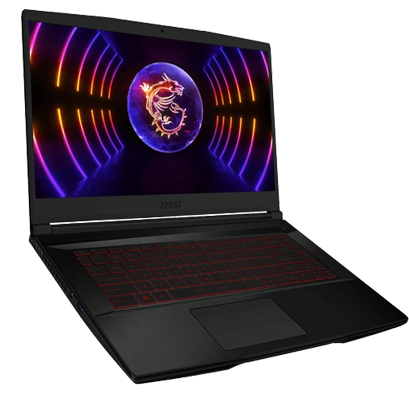 Pc Portable Gaming  MSI Thin GF63 12UCX i5 12Gén 32Go 512Go SSD RTX 2050 4Go Noir En Tunisie