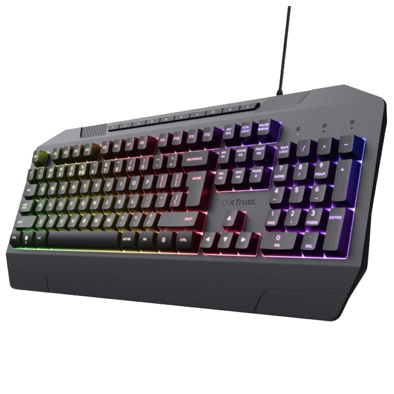 Clavier Gamer Trust GXT 836 Starfish RGB Noir en Tunisie