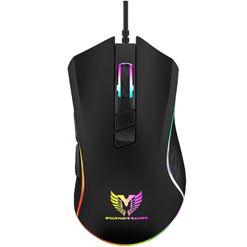 Souris Gamer Star Wave GM1100 RGB Noir en Tunisie Souris Gamer Star Wave GM1100 RGB Noir en Tunisie