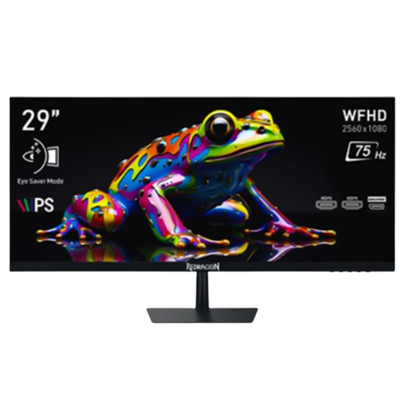 Ecran Gamer Redragon Pro Carthago 29" WFHD IPS 75Hz Noir En Tunisie Ecran Gamer Redragon Pro Carthago 29" WFHD IPS 75Hz Noir En Tunisie