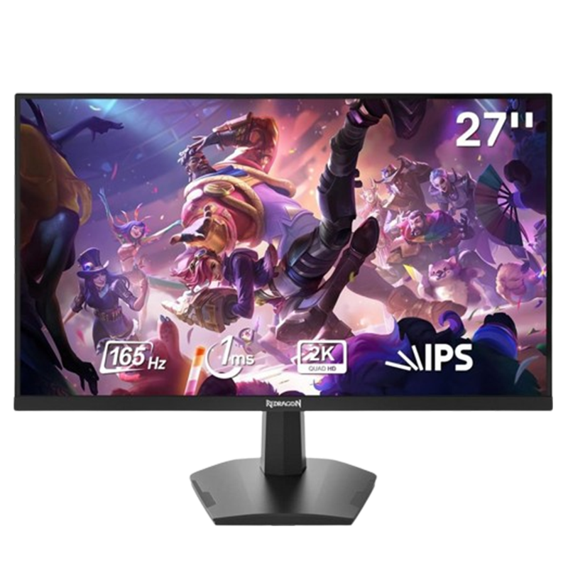 Ecran Gaming Redragon Opal 27" QHD IPS 165HZ Noir En Tunisie