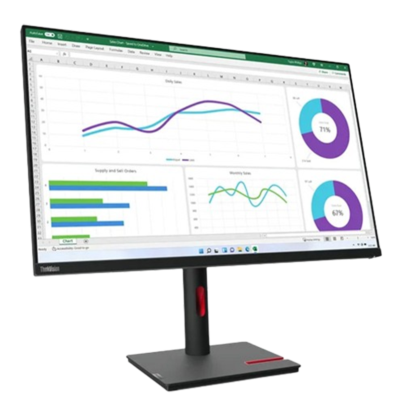 Ecran Gaming Lenovo Thinkvision T32h-30 31.5" IPS 60Hz Noir En Tunisie