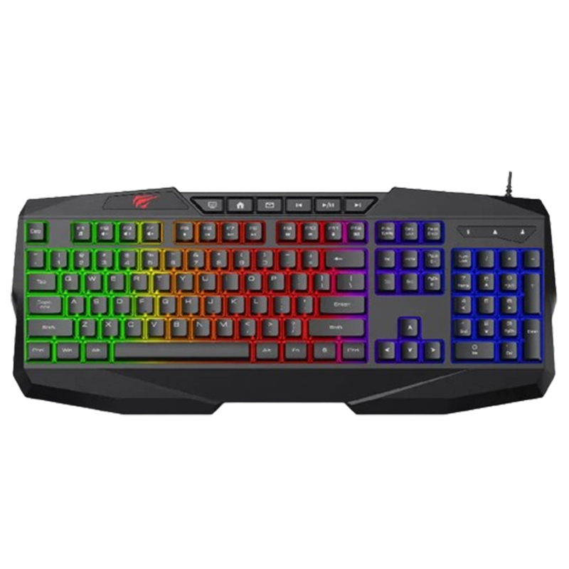 Clavier Gamer Havit KB878L RGB Noir En Tunisie Clavier Gamer Havit KB878L RGB Noir En Tunisie