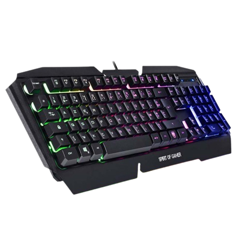 Clavier Gaming Rétroéclairé Spirit of Gamer Pro-K5 Noir En Tunisie Clavier Gaming Rétroéclairé Spirit of Gamer Pro-K5 Noir En Tunisie