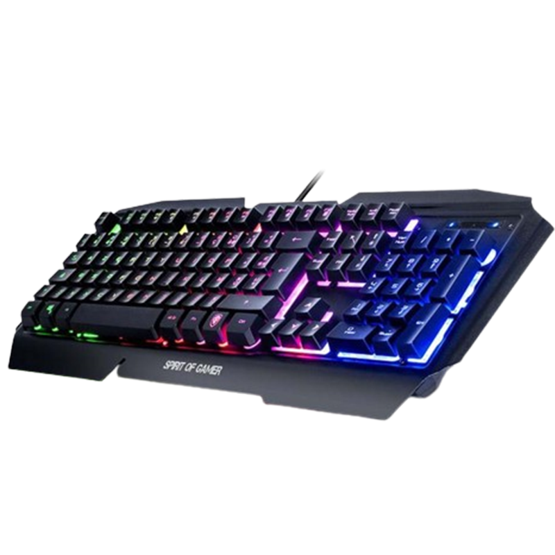 Clavier Gaming Rétroéclairé Spirit of Gamer Pro-K5 Noir En Tunisie