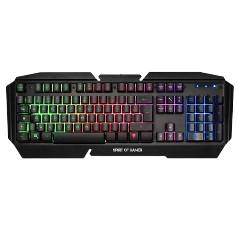 Clavier Gaming Rétroéclairé Spirit of Gamer Pro-K5 Noir En Tunisie