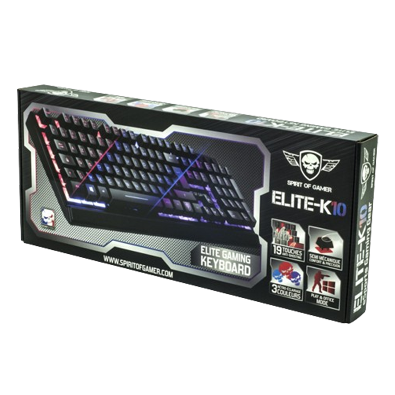 Clavier Mécanique Gamer Spirit Of Gamer Xpert K300 - Noir En Tunisie