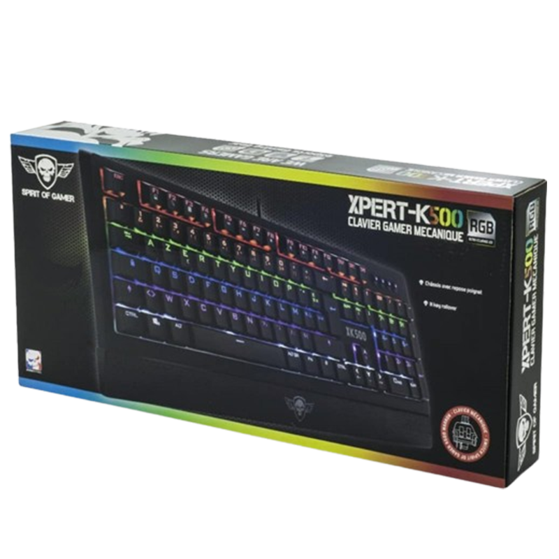 Clavier Mécanique Spirit Of Gamer Xpert k500 Noir En Tunisie