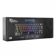 Clavier Gamer Mécanique White Shark Shinobi RGB Switch Rouge Noir En Tunisie Clavier Gamer Mécanique White Shark Shinobi RGB Switch Rouge Noir En Tunisie