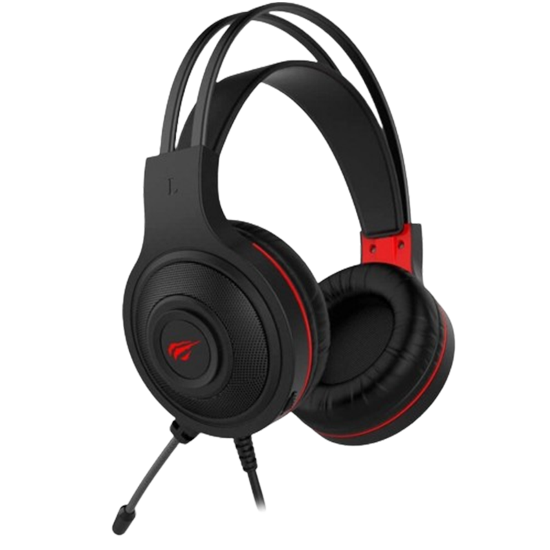 Micro Casque Gamer Havit HV-H2011D RGB  - Led Rouge En Tunisie