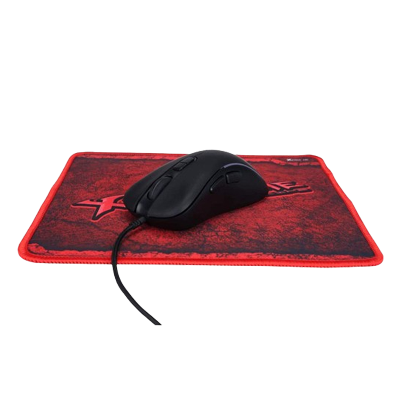 Souris + Tapis Gaming Xtrike Me Noir Et Rouge En Tunisie