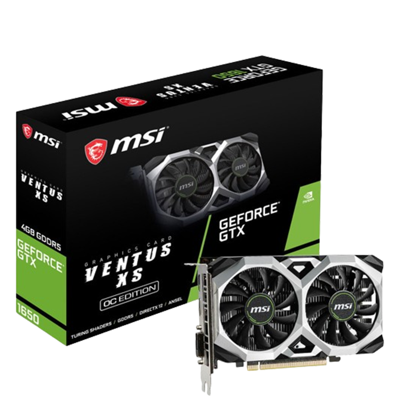 Carte Graphique MSI Nvidia GeForce GTX 1650 Ventus XS  4Go OC En Tunisie
