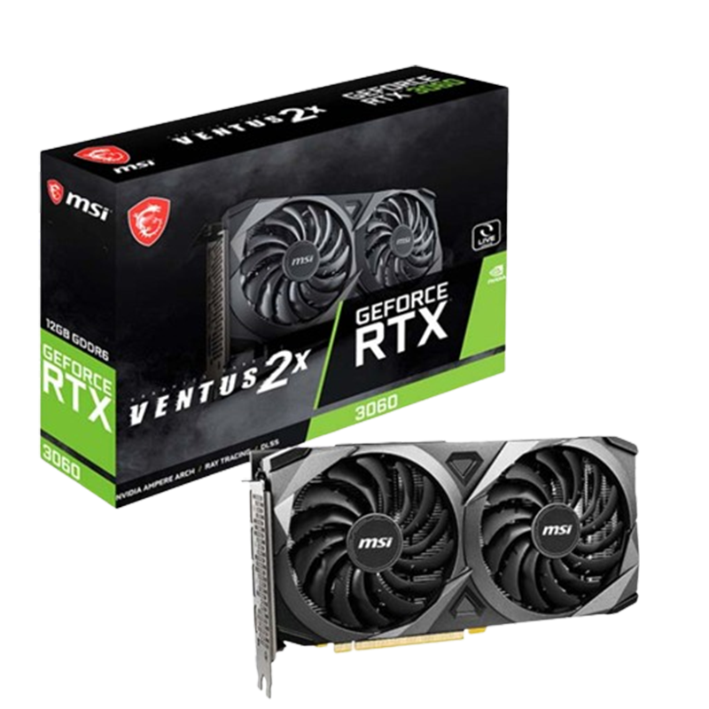 Carte Graphique MSI GeForce RTX 3060 VENTUS 2X 12G GDDR6 En Tunisie