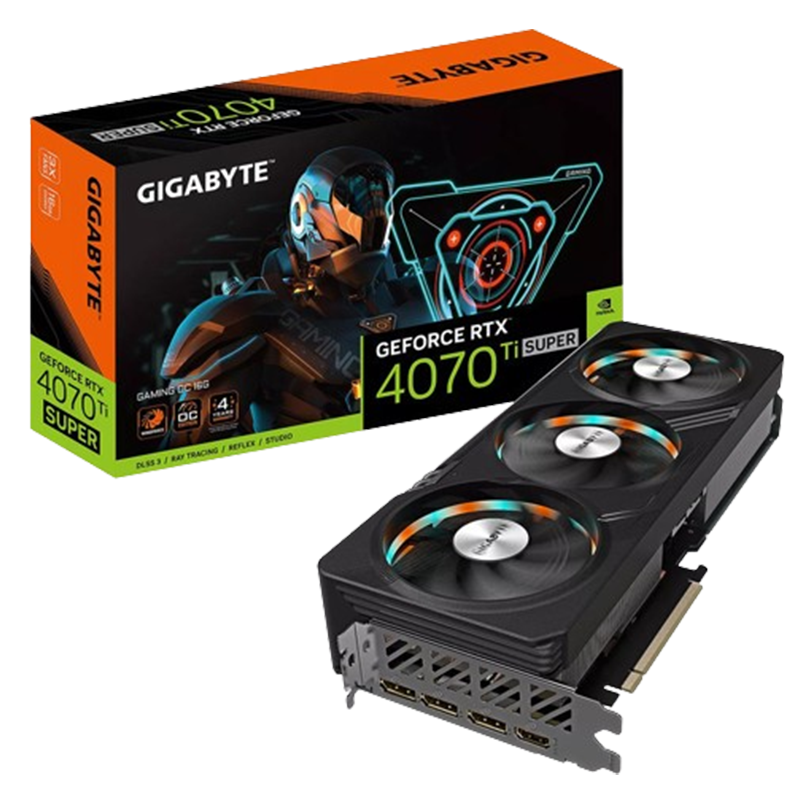 Carte Graphique Gigabyte GeForce RTX 4070 Ti Super 16Go GDDR6X Noir En Tunisie Carte Graphique Gigabyte GeForce RTX 4070 Ti Super 16Go GDDR6X Noir En Tunisie