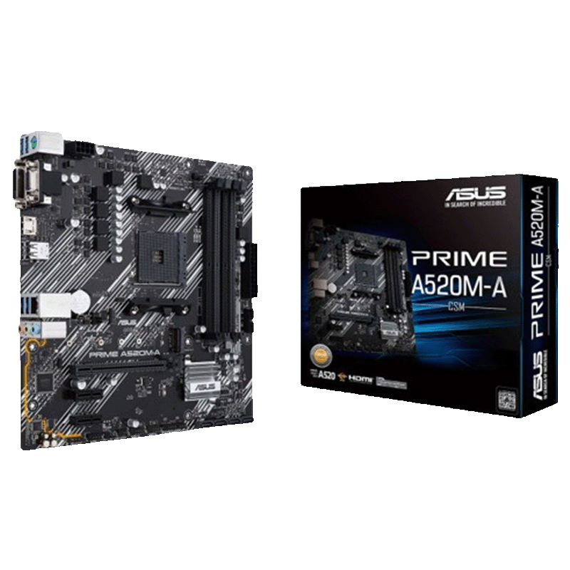 Carte Mère Asus Prime A520M-A II DDR4 AM4 En Tunisie