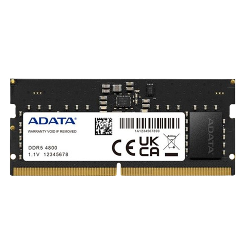 Barrette Mémoire Adata 32Go DDR5 4800 MHz So-Dimm (AD5S480032G-S) En Tunisie