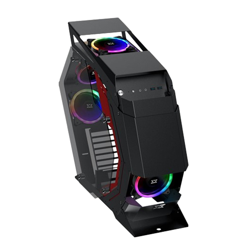 Boitier Gamer Xigmatek Perseus Noir/Rouge (EN45198) En Tunisie