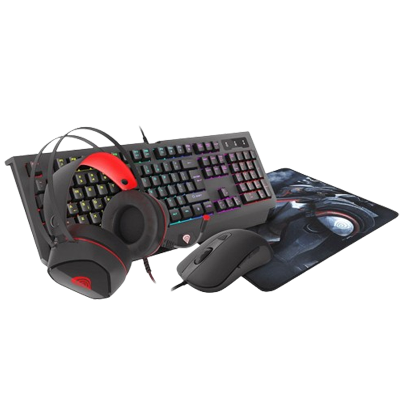 Pack Gaming Genesis Cobalt 300 4en1: Clavier + Casque + Souris + Tapis En Tunisie Pack Gaming Genesis Cobalt 300 4en1: Clavier + Casque + Souris + Tapis En Tunisie