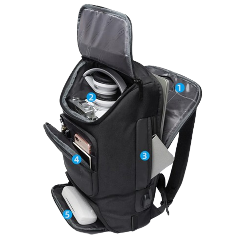 Sac à Dos Bange BG02 Pour Pc Portable 17.3" - Gris En Tunisie