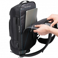 Sac à Dos Bange BG02 Pour Pc Portable 17.3" - Noir En Tunisie Sac à Dos Bange BG02 Pour Pc Portable 17.3" - Noir En Tunisie
