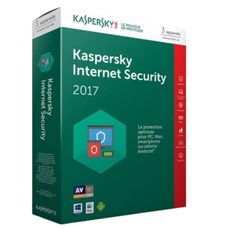 Kaspersky Internet Security 2017 - 1 an / 3 Pcs En Tunisie Kaspersky Internet Security 2017 - 1 an / 3 Pcs En Tunisie