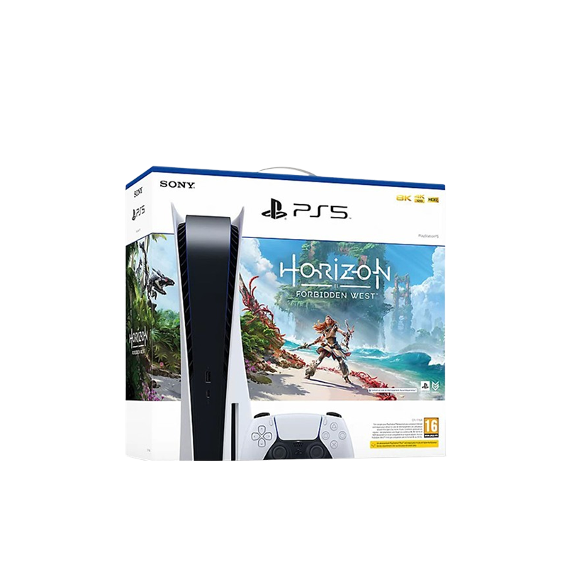 Console PlayStation 5 Edition Standard + Jeux Horizon Forbidden West En Tunisie