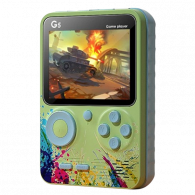 Console De Jeu G5 Pour Enfants 500 Jeux Vert & Gris En Tunisie