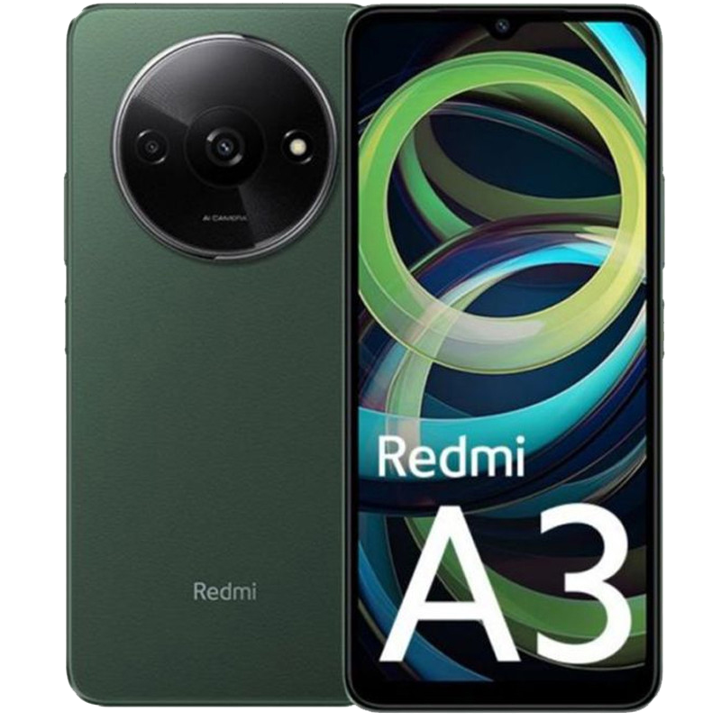 Smartphone Xiaomi Redmi A3 4Go 128Go Vert Olive Smartphone Xiaomi Redmi A3 4Go 128Go Vert Olive