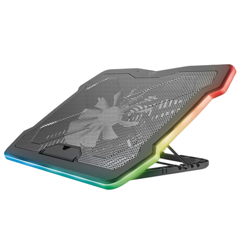 Support De Refroidissement Pour Ordinateur Portable Aura GXT 1126 RGB Noir En Tunisie