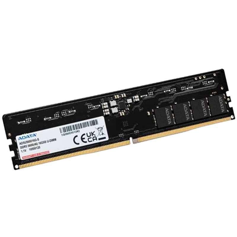 Barette Mémoire Adata 16Go DDR5 5600Mhz U-Dimm En Tunisie