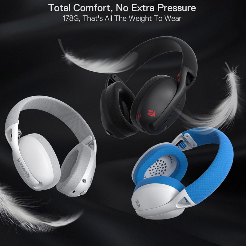 Micro Casque Redragon H848 Bluetooth Sans Fil Gris en Tunisie