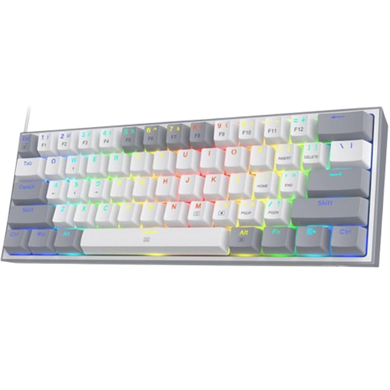 Clavier Gamer Mécanique Redragon Fizz K617 RGB Blanc En Tunisie