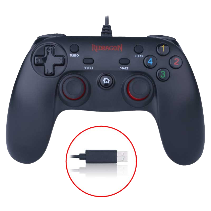 Manette De Jeux Gamer Redragon Saturn G807 Noir en Tunisie Manette De Jeux Gamer Redragon Saturn G807 Noir en Tunisie