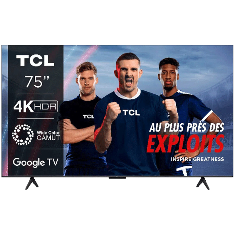 Tv TCL P755 75" 4k UHD Google Smart Tv Noir en Tunisie