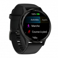 Montre Connectée Garmin Mixte Venu 3 GPS Noir En Tunisie
