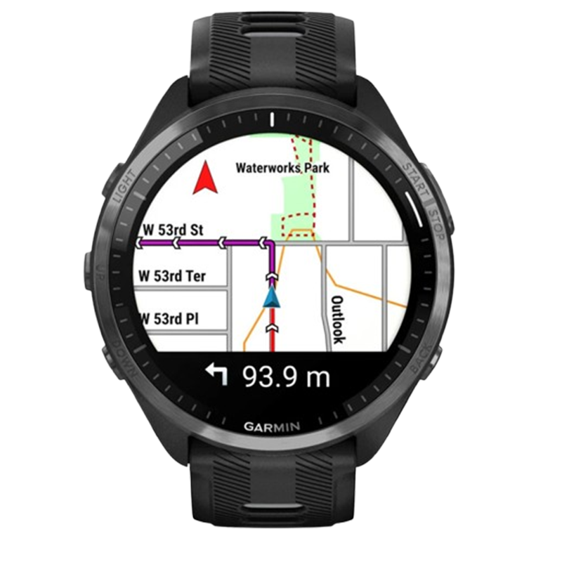 Montre Connectée Garmin Forerunner 965 Noir & Gris En Tunisie