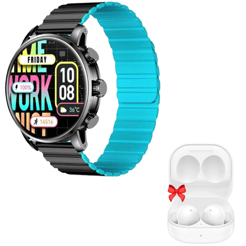 SmartWatch Kieslect Smart Calling Watch Kr2 Noir SmartWatch Kieslect Smart Calling Watch Kr2 Noir