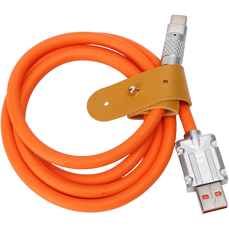 Cable Chargeur Type-C 120W Orange en Tunisie Cable Chargeur Type-C 120W Orange en Tunisie